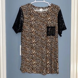 Sunshine and Rodeo Leopard Print with Black Sequin Detail